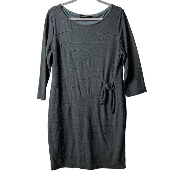 Sharagano gray dress women’s size 16 workwear - Picture 1 of 8